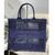 BOLSA DIOR BOOK TOTE BLACK MESH EMBROIDERED - loja online