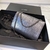 BOLSA YST KATE SILVER WIRE CROC - EMBOSSED LEATHER 474366 - Minha Bolsa Perfeita