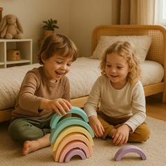 Arcoíris Montessori Pastel - REVA CHICOS 