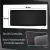 Mousepad Gamer Preto Sem Desenho Extra Grande 90 X 40 Cm