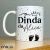 Caneca Dinda - Kastro Presentes