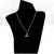 Colar pingente Letra Inicial nome prata folheado - comprar online