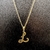 Colar De Letra Inicial nome Dourado Folheado Ouro 18K na internet