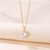 Colar De Diamante Folheado a Ouro