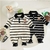 Imagem do Conjunto de roupas de bebê menino + chapéu de algodão macacão de bebê listr