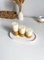 Trio de velas dourado + Bandeja G