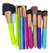 Kit 10 Pinceis De Maquiagem Pincel P/ Corretivo Base Blush - comprar online