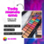 Paleta Sombras Belle Angel 28 Cores gliter colors carnaval - comprar online