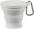 Vaso Termico Mini Taza Silicona Plegable Camping Retractil Beige