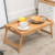 Bandeja Bambu Madera Cama Desayuno Notebok, Tablet - comprar online