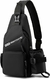 Morral con Porta Botella Negro - Luring Aplenty