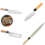Set x 4 Cuchillos Estilo Japones con Mango de Madera