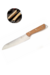 Cuchillo Ancho Mango de Madera con Gancho Metalico