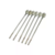 Sorbete Tenedor Set X6 Acero Cuchara Bombilla Pajita Trago