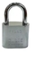 Candado Acero 30mm Doble Traba De Seguridad Reforzada Color Plateado - tienda online