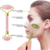 Masajeador Doble Rodillos Piedra Jade Facial Corporal - comprar online