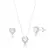 Conjunto Coração Cristal - comprar online