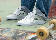 Imagem do Tênis Lakai Cambridge White Leather Green