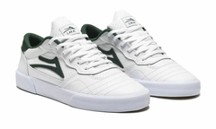 Tênis Lakai Cambridge White Leather Green - comprar online