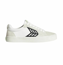 Tênis Cariuma Catiba Pro Skate Canvas Vintage White Suede