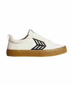 Tênis Cariuma Catiba Pro Skate Canvas Vintage White Gum Suede