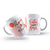 Caneca Porcelana Feliz Pascoa para presente 325ml - loja online