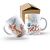 Caneca Porcelana Presente Feliz Dia Das Mães 325ml Premium