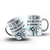 Caneca 325ml Flork Eu te amo mas as vezes da vontade de ...
