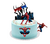 Topo de Bolo Homem Aranha Spider Man