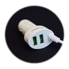 Cargador de Auto Tipo Micro 2 USB "Carga Rapida Turbo"