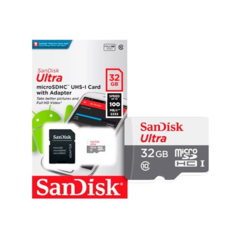 Tarjeta de Memoria SanDisk 32gb. Clase 10 Con Adapt. SD - comprar online