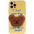 Imagem do Estojo para celular com suporte de urso amarelo leitoso
