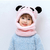 Chapéu de inverno para meninos e meninas, chapéu de bebê de uma peça, prote?