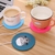 Desenho animado Silicone Carregamento USB Porta-copos aquecedor Almofada anti-mo - Kyra shopping