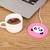Desenho animado Silicone Carregamento USB Porta-copos aquecedor Almofada anti-mo