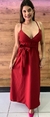 Vestido longo feminino elegante social para festa de casamento com renda - Kyra shopping