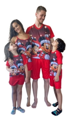 Pijama Natal Personagens Adulto E Infantil Masculino na internet