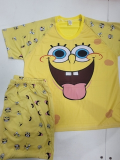 Pijama Curto Masculino Bob Esponja (infantil)