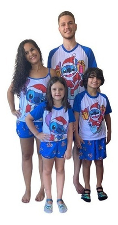 Pijama Natal Personagens Adulto E Infantil Masculino - Atêlie PM