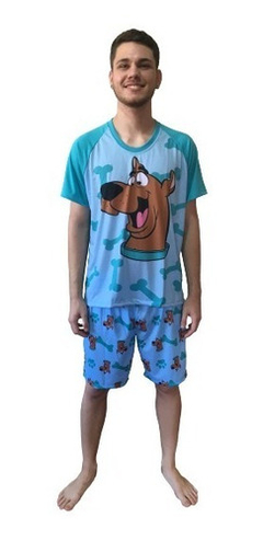 Pijama Masculino Curto Scoob Doo (presentão De Natal)
