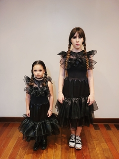 Fantasia Wandinha Addams - Vestido Infantil Wednesday