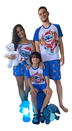 Kit Família Pijamas Natal (2 Pijamas E 1 Body)