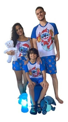 Pijama Natal Personagens Adulto E Infantil Masculino na internet