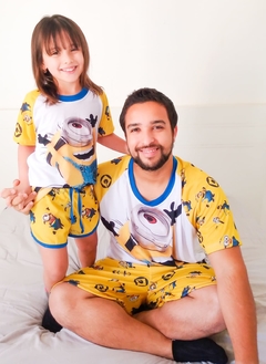 Pijamas Masculino Minions (curto 1 Unidade) - comprar online