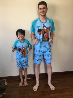 Pijama Masculino Curto Scooby Doo (1 Unidade)