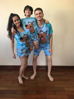 Pijama Masculino Curto Scooby Doo (1 Unidade) na internet