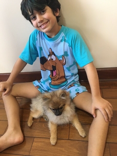 Pijama Infantil Feminino Curto Scooby Doo (1 Unidade) - comprar online