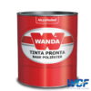 Tinta Poliester Vermelho Flash Vw 2009 900ml Wanda