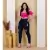 Calça Jeans Feminina Cintura Alta com Lycra Levanta Bumbum Skinny Jeans Preto - loja online