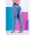 Calça Jeans Feminina Cintura Alta com Lycra Levanta Bumbum Skinny Jeans Preto - comprar online